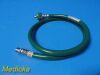 Amvex HS-03UO-M4OMC4 Conductive Hose Oxygen (O2) W/ Fittings; Green; 3-ft