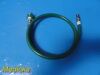 Amvex HS-03UO-M4OMC4 Conductive Hose Oxygen (O2) W/ Fittings; Green; 3-ft
