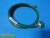 Amvex HS-03UO-M4OMC4 Conductive Hose Oxygen (O2) W/ Fittings; Green; 3-ft