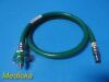 Amvex HS-03UO-M4OMC4 Conductive Hose Oxygen (O2) W/ Fittings; Green; 3-ft