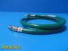 Amvex HS-03UO-M4OMC4 Conductive Hose Oxygen (O2) W/ Fittings; Green; 3-ft