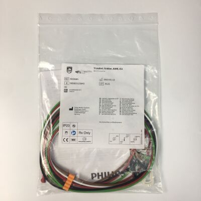 PHILIPS PN:M1968A ORIGINAL NEW  PHILIPS 5 LEADS US STANDARD CABLES PN:M1968A Monitor