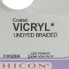 ETHICON ENDO-SURGERY REF J870H Coated VICRYL POLYGLACTIN 910 UNDYED BRAIDED, (3.5 metric) 27" (70 cm), EXP. 2024/05