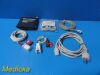 WELCH ALLYN VSM 6000 Series Connex 64MTXE,W/ Leads Masimo~  Patient Monitor