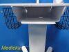 HILL-ROM Hillrom Welch Allyn 105341  Ergonomic Device (Monitors/ECG) Cart W/ Shelf