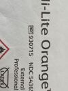 BD Hi-Lite Orange  930715  Exp.2024-10  (T32) Hi-Lite Orange