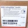 BD 328447 SafetyGlide Insulin 1/2mL , 31G x 15/64” TW (0.25mm x 6mm) U-100 Insulin Syringe (BOX/100) 2028/06/30