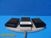PHILIPS iU22/iE33 Ultrasound Foot Switch 3300-0355-01 Rev D; Tripple Pedal