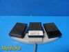 PHILIPS iU22/iE33 Ultrasound Foot Switch 3300-0355-01 Rev D; Tripple Pedal