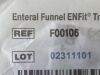 CEDIC Lot of 2 Enteral Funnel ENFit Transition Connector With Cap  FOO106  Exp.2026-11  (Q24) Enteral Funnel ENFit