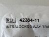 ICU MEDICAL Intralock 3-Way Transparent Stopcock  42384-11   Exp.2027-03  (Q7) Intralock 3-Way Transparent