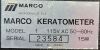 MARCO Model 1 Keratometer
