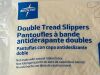 MEDLINE Lot of 3 Double Tread Slippers  MDTPS4B06FPY  (T14) Double Tread Slippers