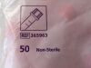 BD 1 Pack of 50 Capillary Blood Collection Tube  365963   Exp.2025-09  (T14) Z (No Additive Tubes)