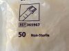 BD Pack of 50 ICROTAINER Blood Collection Tube, SST, microgard Closure, clot activator 365967   Exp.2025-05  (T14) SST