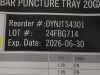 MEDLINE Lot of 2 Lumbar Puncture Tray  DYNJTS4301  Exp.2026-06  (L18) Lumbar Puncture Tray