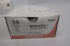 ETHICON Y523H Monocryl Absorbable Monofilament Poliglecaprone 25 Suture, Size 3-0, 27 in. Length, KS Needle