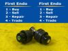 PENTAX 70 Series Valve Set Air/Water Valve OF-B183   Suction Valve OF-B177