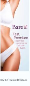 SCITON Patient Brochures Bareit! Laser Hair Removal Brochures (100)