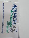 CONVATEC Box of 10 Aquacel Ag. Advantage Surgical Dressing 3.5in.x6in   422604  Exp.2027-02  (*L22*) Aquacel Ag.