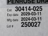 CARDINAL HEALTH Box of 10 Penrose Drain  30414-025 Exp. 2028-11 to 2029-03  (*A9*) Penrose Drain