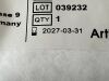 ARTHREX Lot of 5 Sagittal Saw Blade  AR-300-043S  Exp.2026-03 & 2027-03  (T53) Sagittal Saw Blade