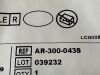 ARTHREX Lot of 5 Sagittal Saw Blade  AR-300-043S  Exp.2026-03 & 2027-03  (T53) Sagittal Saw Blade