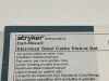 STRYKER Dall-Miles 2.0mm SS Cable Sleeve Set 3704-0-510 Exp.2024-05  (T49) Dall-Miles