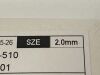 STRYKER Dall-Miles 2.0mm SS Cable Sleeve Set 3704-0-510 Exp.2024-05  (T49) Dall-Miles