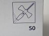 BD Box of 50 Vacutainer Push Button Blood Collection Set w/Luer 23G x 0.75" x 12"  367342  Exp.2024-07  (L21) Push Button