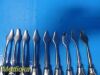 SYMMETRY 12X  Surgical Aesculap S&N Chandler Elevators (13, 19, 25 & 30mm)
