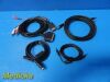 SONOSITE Titan Ultrasound Mini-Dock Cable Bundle Set (Lot of 04)