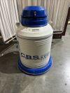 CBS CRYOS 6000 CRYOSYSTEM cryo liquid nitrogen tank sample storage 6000 w/ roller base