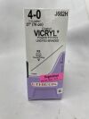 ETHICON J662H Coated Vicryl Absorbable Braided Polyglactin 910 Suture, Size 4-0, 27 in. Length, KS Needle