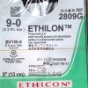 ETHICON REF 2809G, ETHILON Polyamide 6,6 black monofilament non-absorbable suture, EXP 2027-08