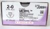 ETHICON J269H COATED VICRYL Suture, Taper Point, Absorbable, CT-2 26mm ½ Circle, Undyed Braided 27" 70cm, Size: 2-0 (BOX/36) 2029/04/30 Sutures