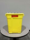 BD Sharps Chemapy Collector Bin w/lid 9 Gal. 18.5x17.75x11.75 BD Sharps