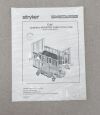 STRYKER Cub Pediatric Crib Stretcher FL19H W/ Retractable Protective Top - 193915 Crib