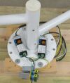 MAQUET Hanaulux Dual Blue 30 Head Surgical LED Light W/ Ceiling Mount - 194009 Light Source