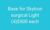 SKYTRON 1007.399-01-0-0929 CYLINDRICAL CEILING BASE FOR SKYTRON SURGERY LAMP O/R Light