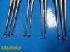 10X Aspen Symmetry Assorted Bone Curettes; (Straight - Angled Up/Down)