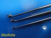 10X Aspen Symmetry Assorted Bone Curettes; (Straight - Angled Up/Down)