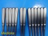 AESCULAP Lot of 5  FK613R; FK611R (Bruns) & FK622R (Schede) Bone Curettes