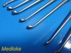 AESCULAP Lot of 5  FK613R; FK611R (Bruns) & FK622R (Schede) Bone Curettes