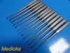 AESCULAP Lot of 5  FK613R; FK611R (Bruns) & FK622R (Schede) Bone Curettes