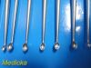AESCULAP Lot of 5  FK613R; FK611R (Bruns) & FK622R (Schede) Bone Curettes