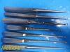 V. MUELLER 12X  Zimmer Assorted Bone Curettes; Oval Cup | Straight/Angled