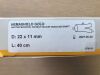 MAQUET M002020852210 Hemashield Gold Knitted Microvel Double Velour Vascular Graft 22 x 11mm, 40cm