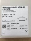 MAQUET M00202019579P0 Hemashield Platinum Finesse Ultra-Thin Knitted Cardiovascular Patch 0.8cm x 7.6cm