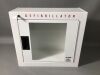 AED Defibrillator Wall Cabinet:  Includes Key and Alarm
